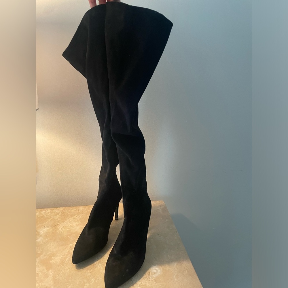 Call It Spring - Women’s Black Over-the-Knee Stiletto Boots